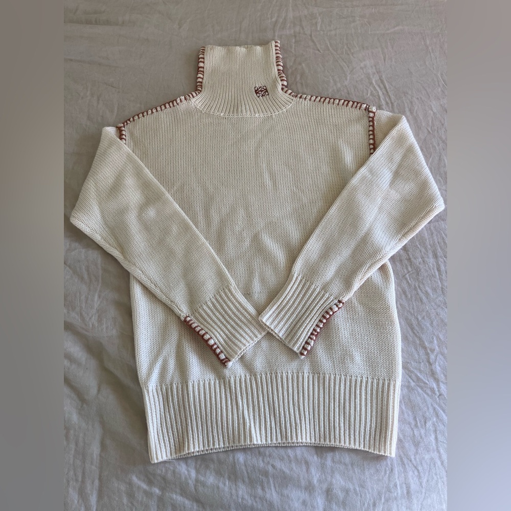 Loewe Cream 100% Wool Men’s Sweater